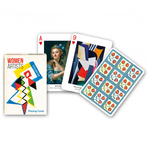 Carti de joc de colectie cu tema "Women artists"